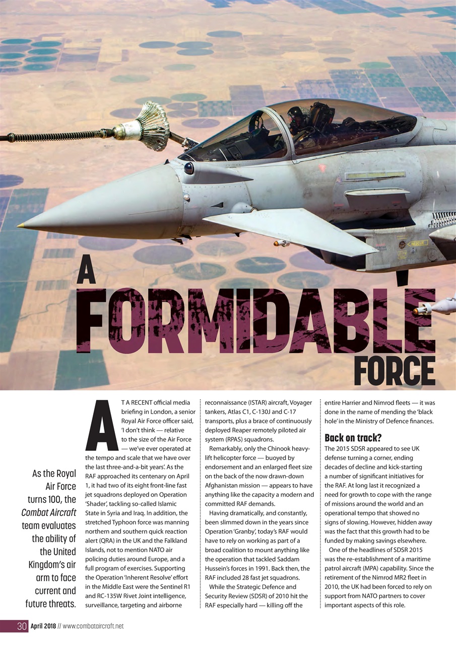 Combat Aircraft Journal Preview Pages