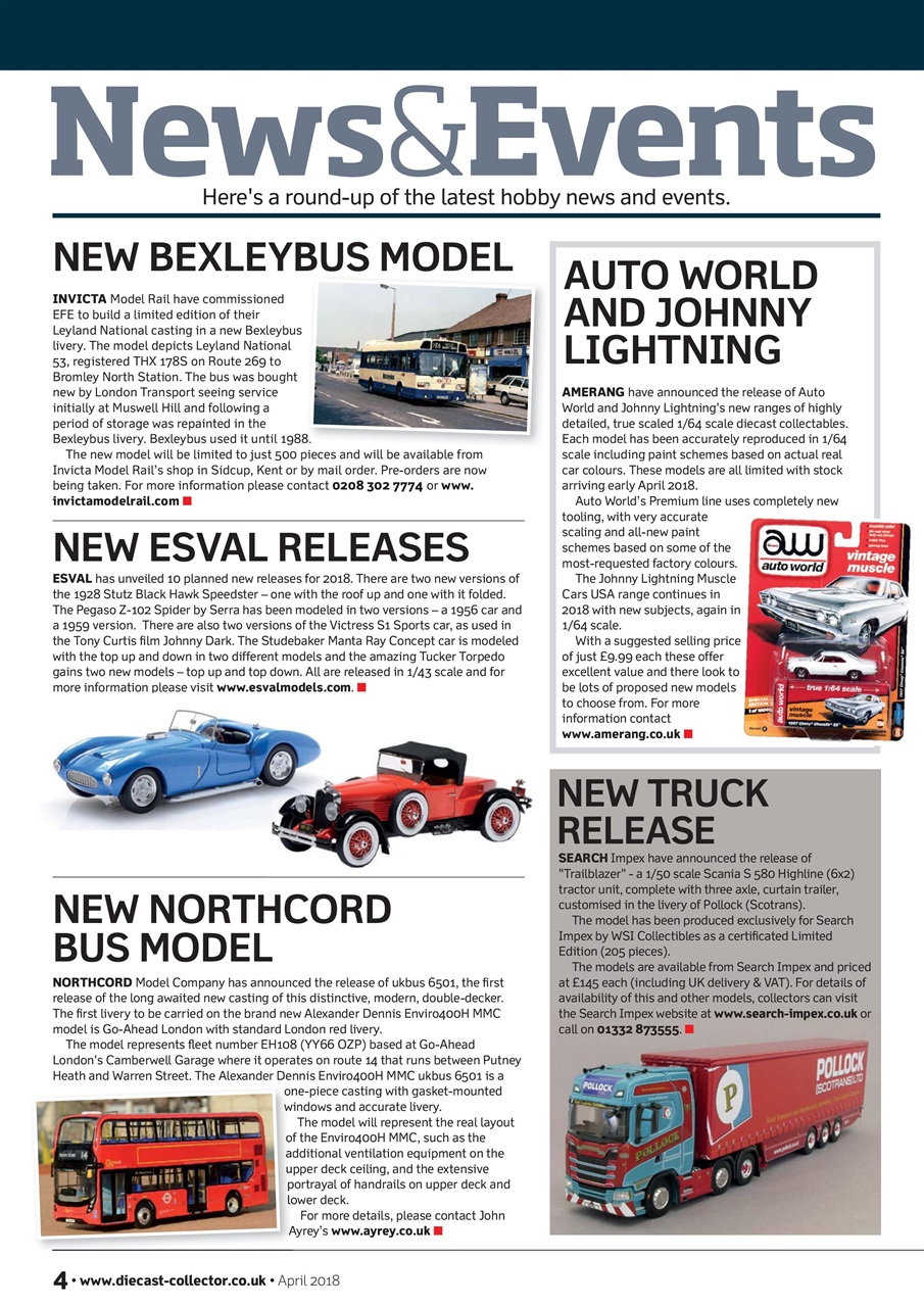 Diecast Collector Preview Pages
