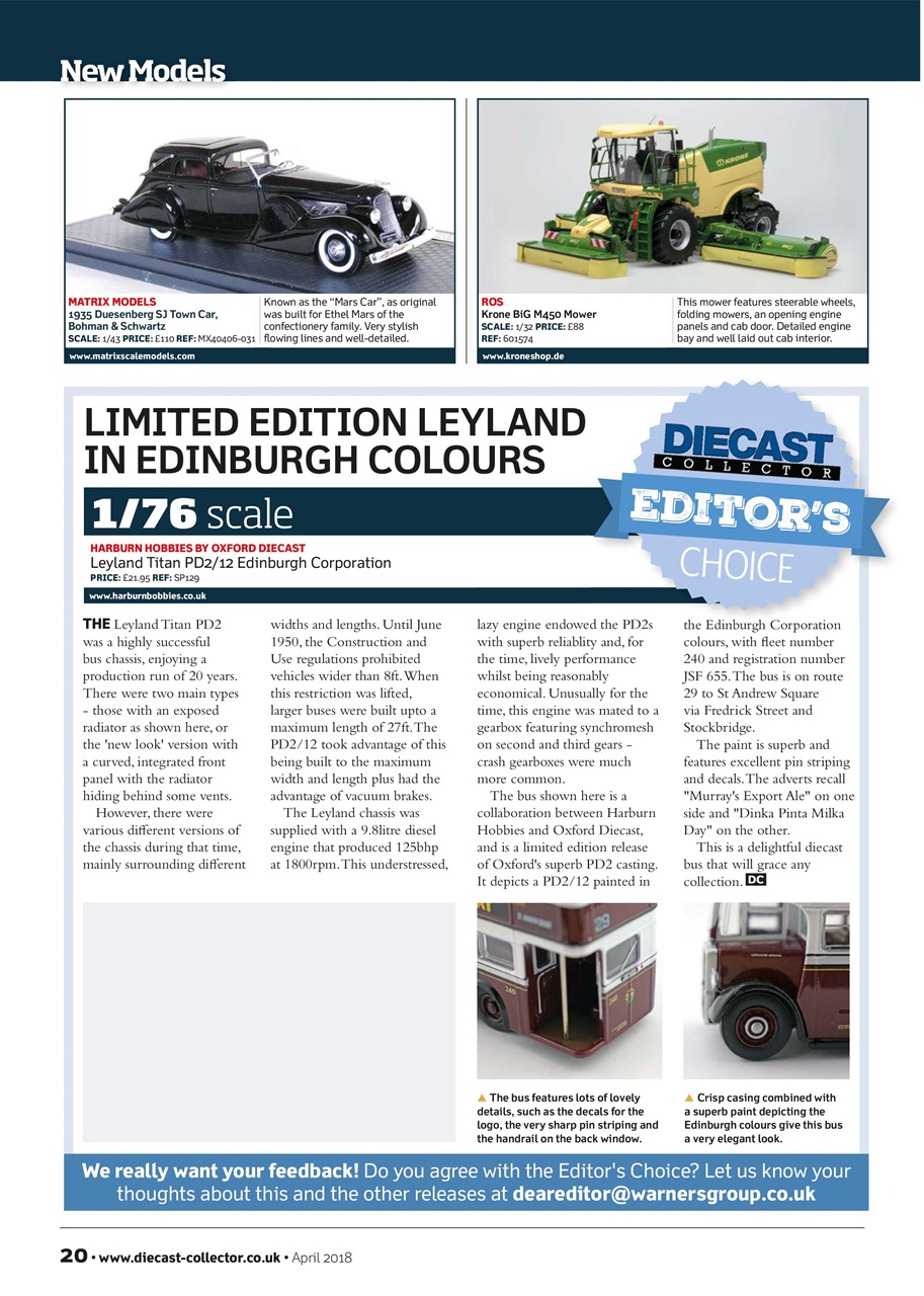 Diecast Collector Preview Pages