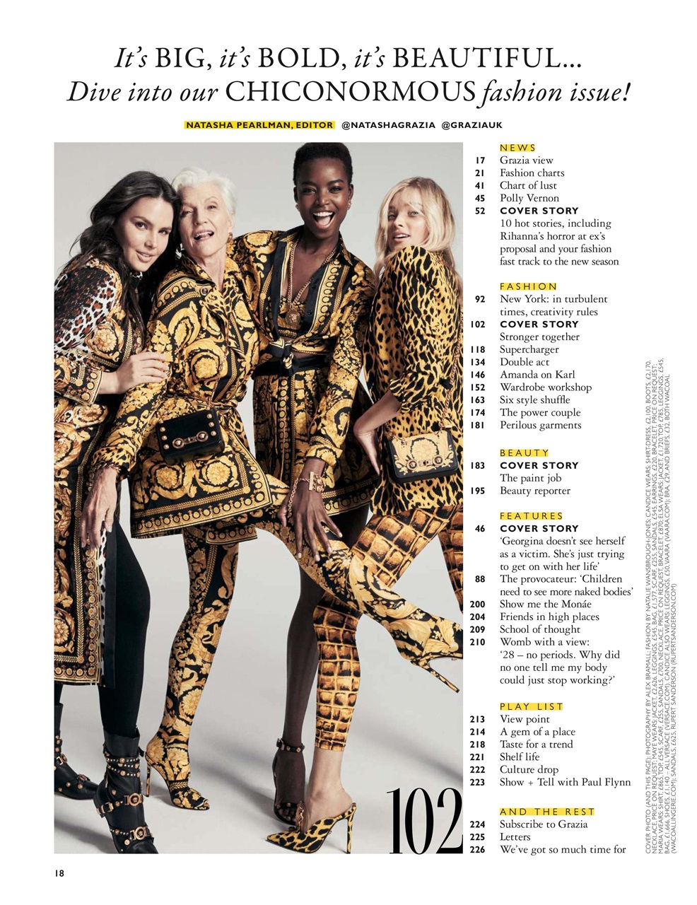 Grazia Preview Pages