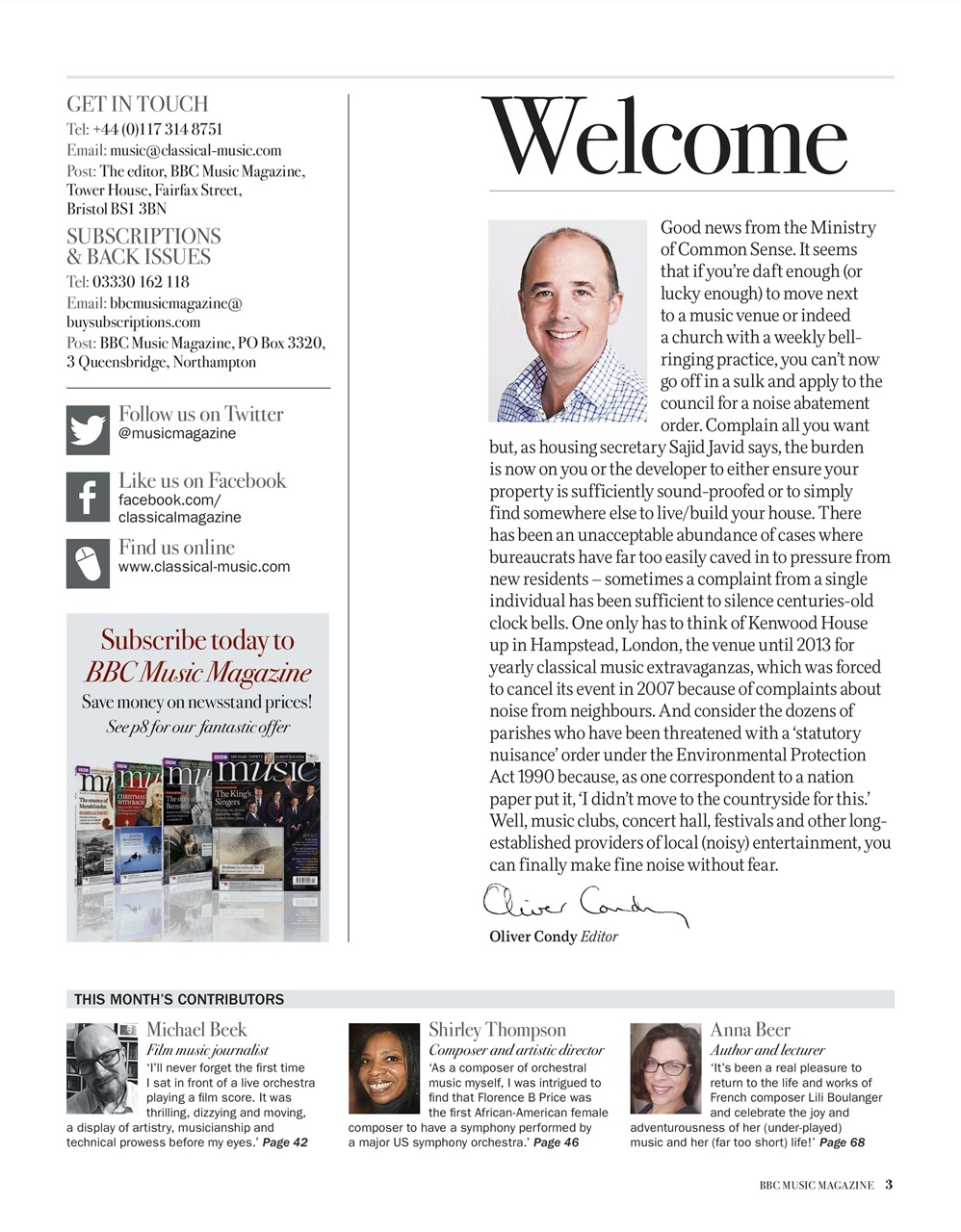 BBC Music Magazine Preview Pages