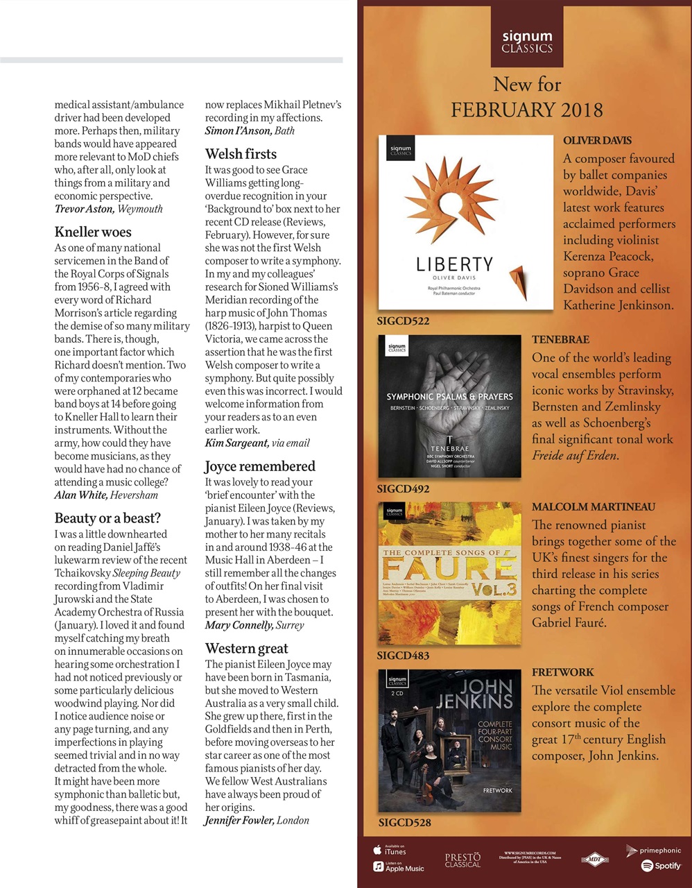 BBC Music Magazine Preview Pages