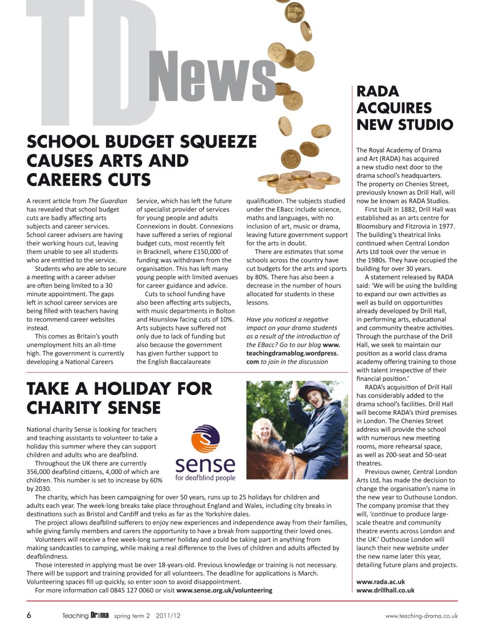 Drama and Theatre Preview Pages