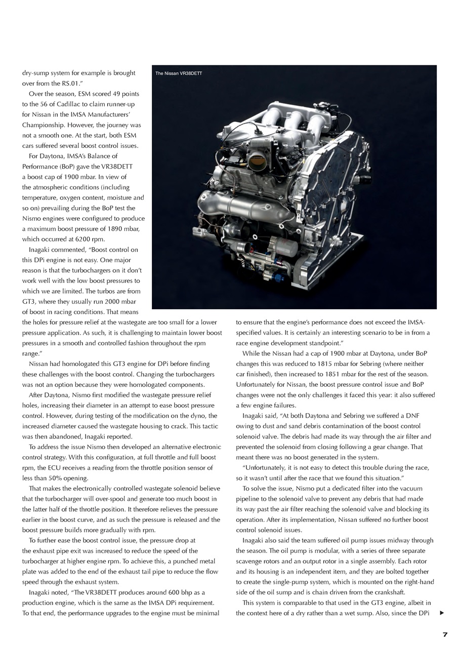 Race Engine Technology Preview Pages