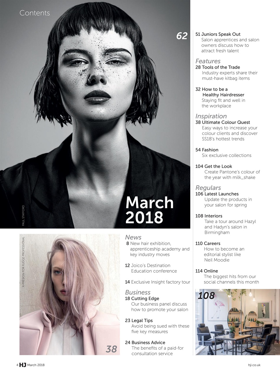 Hairdressers Journal Preview Pages