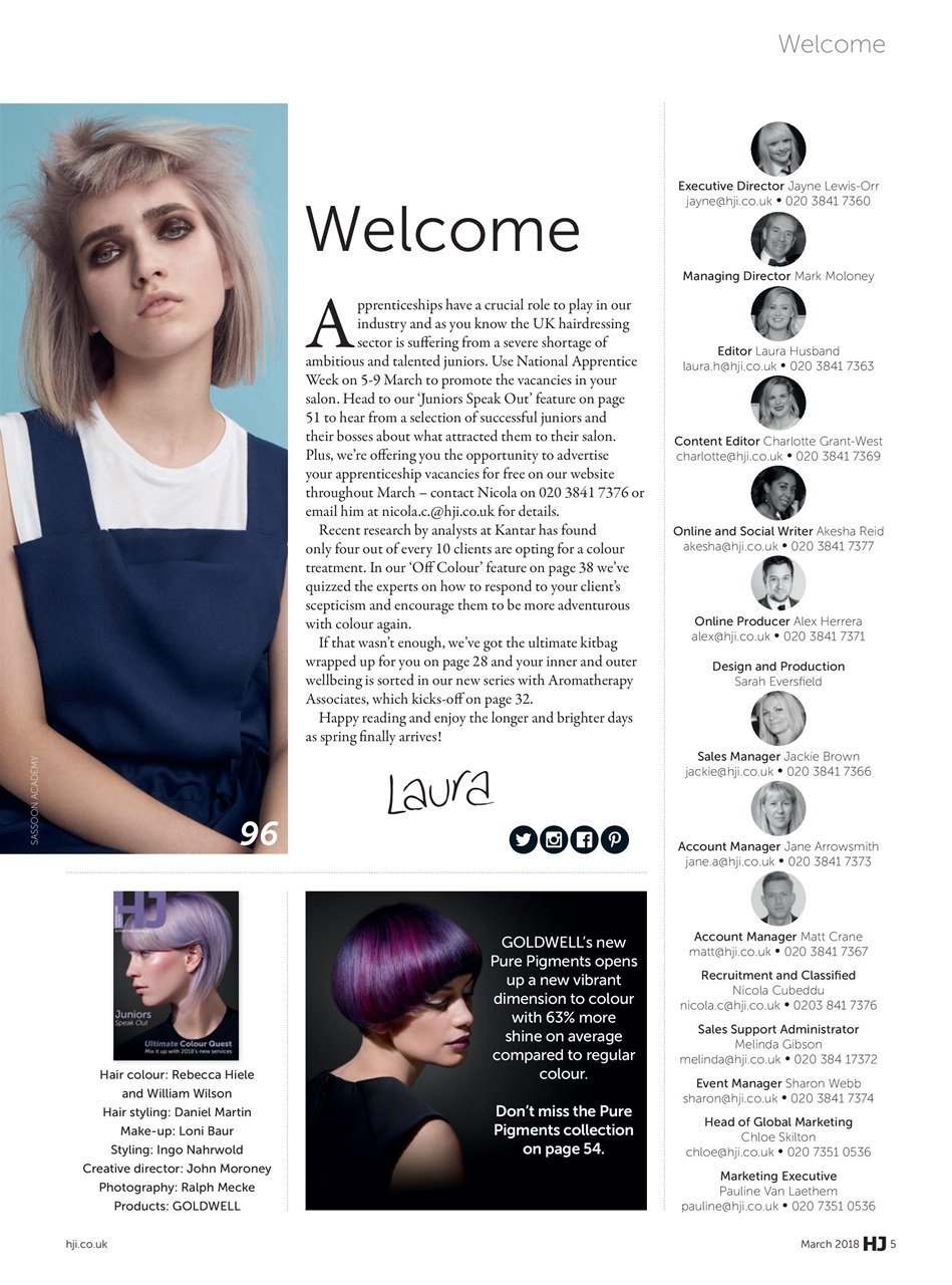 Hairdressers Journal Preview Pages