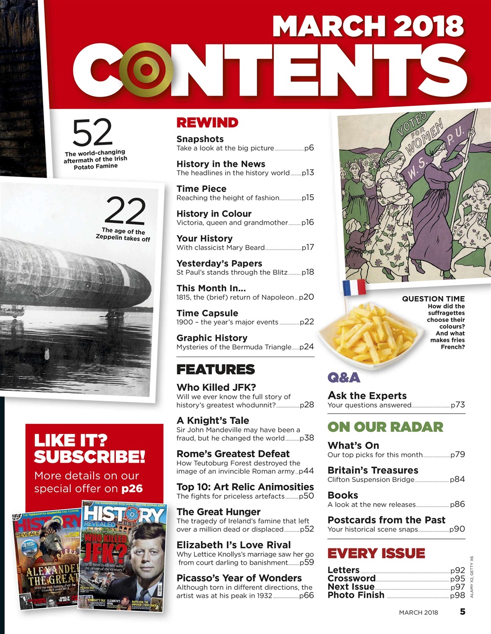 BBC History Revealed Magazine Preview Pages