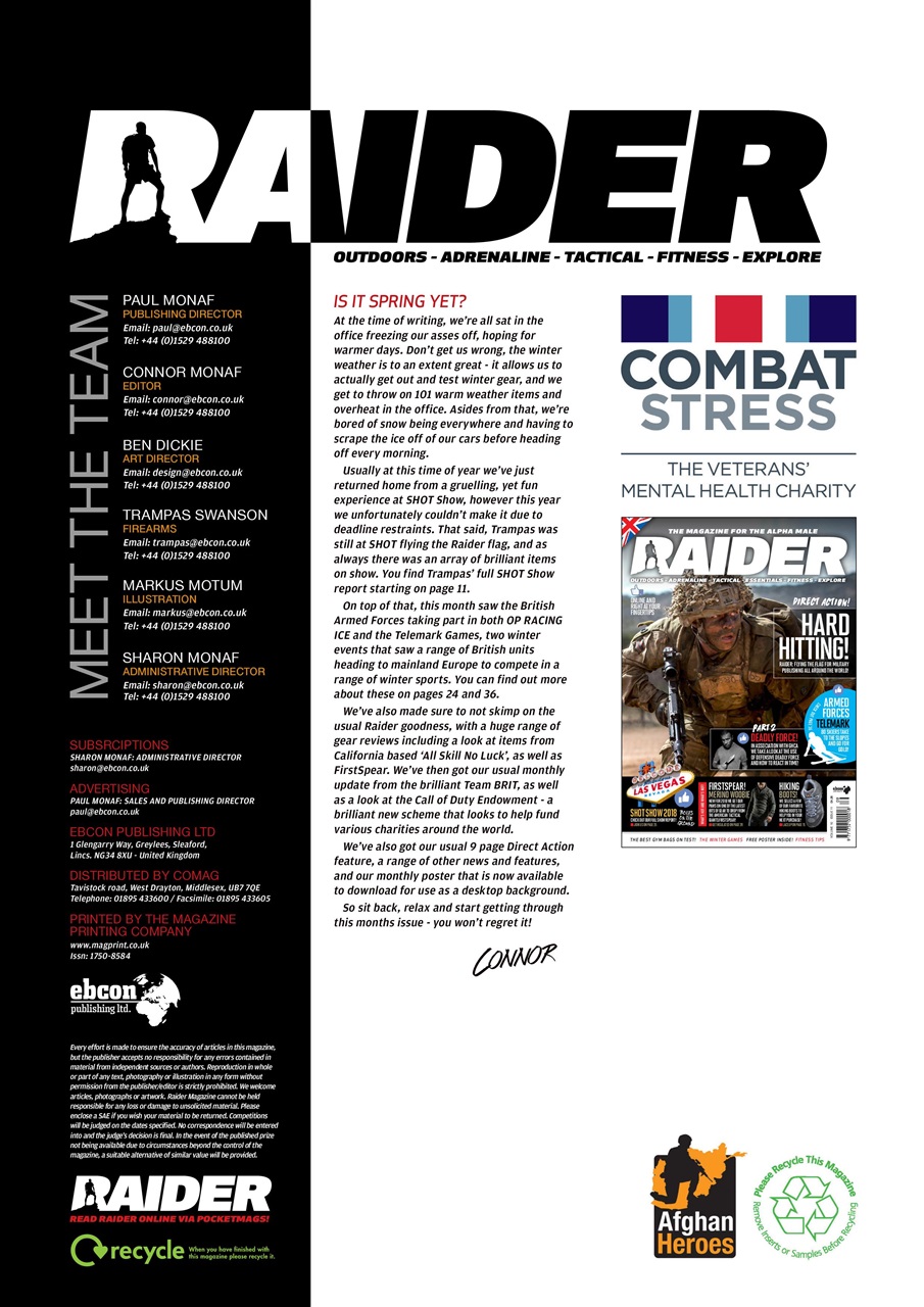 Raider Preview Pages
