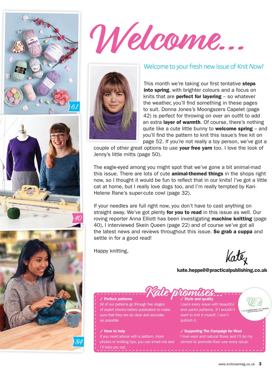 Knit Now Preview Pages