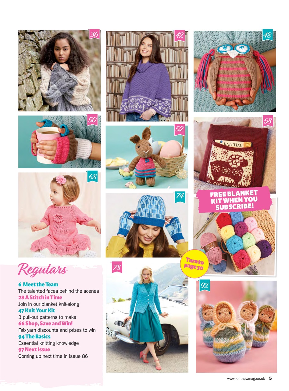 Knit Now Preview Pages