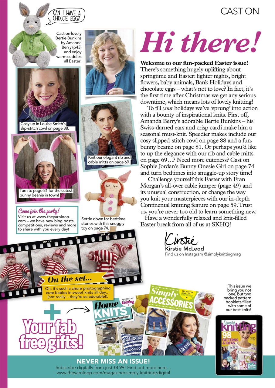 Simply Knitting Preview Pages