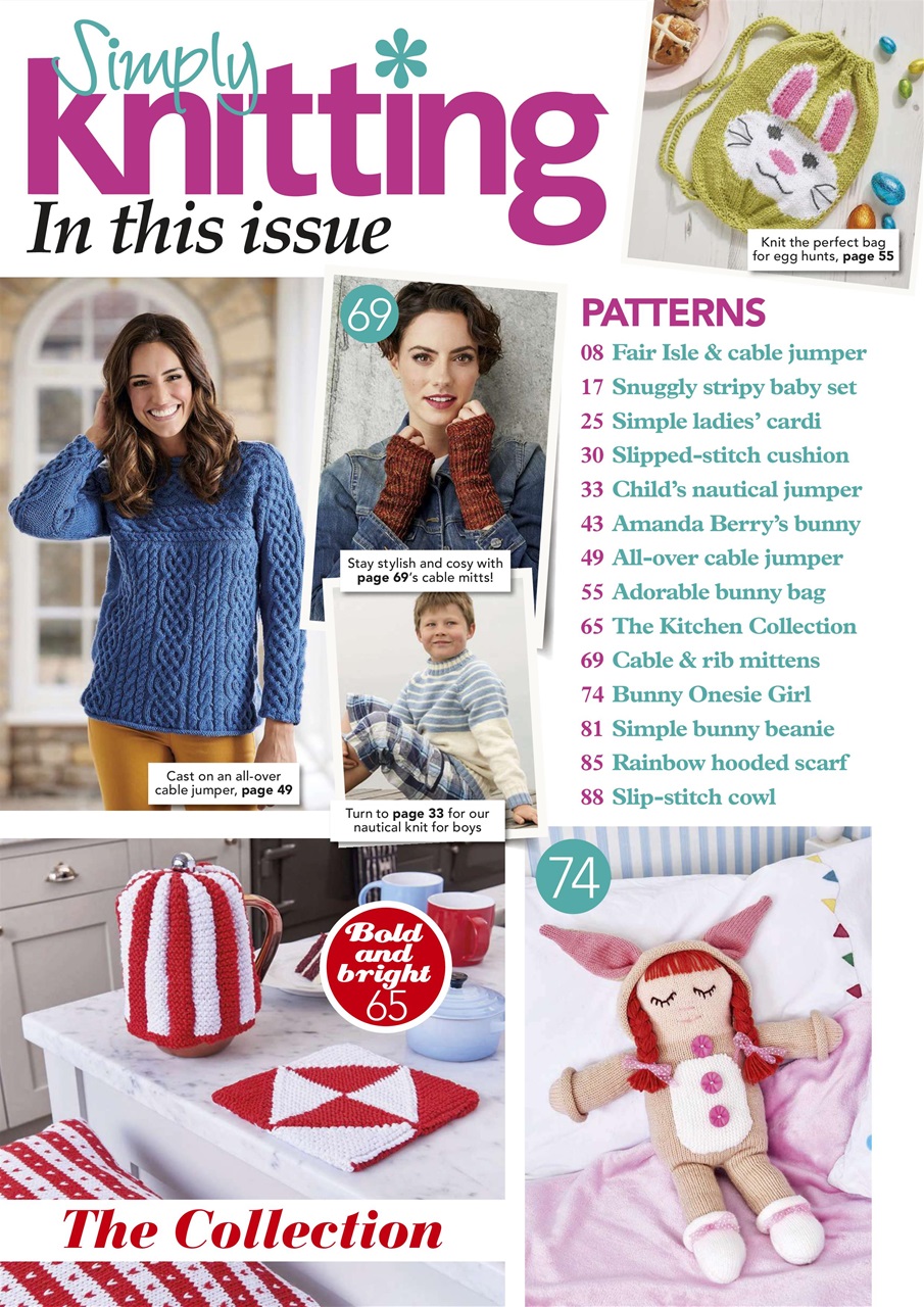 Simply Knitting Preview Pages