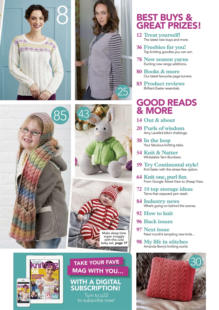 Simply Knitting Preview Pages