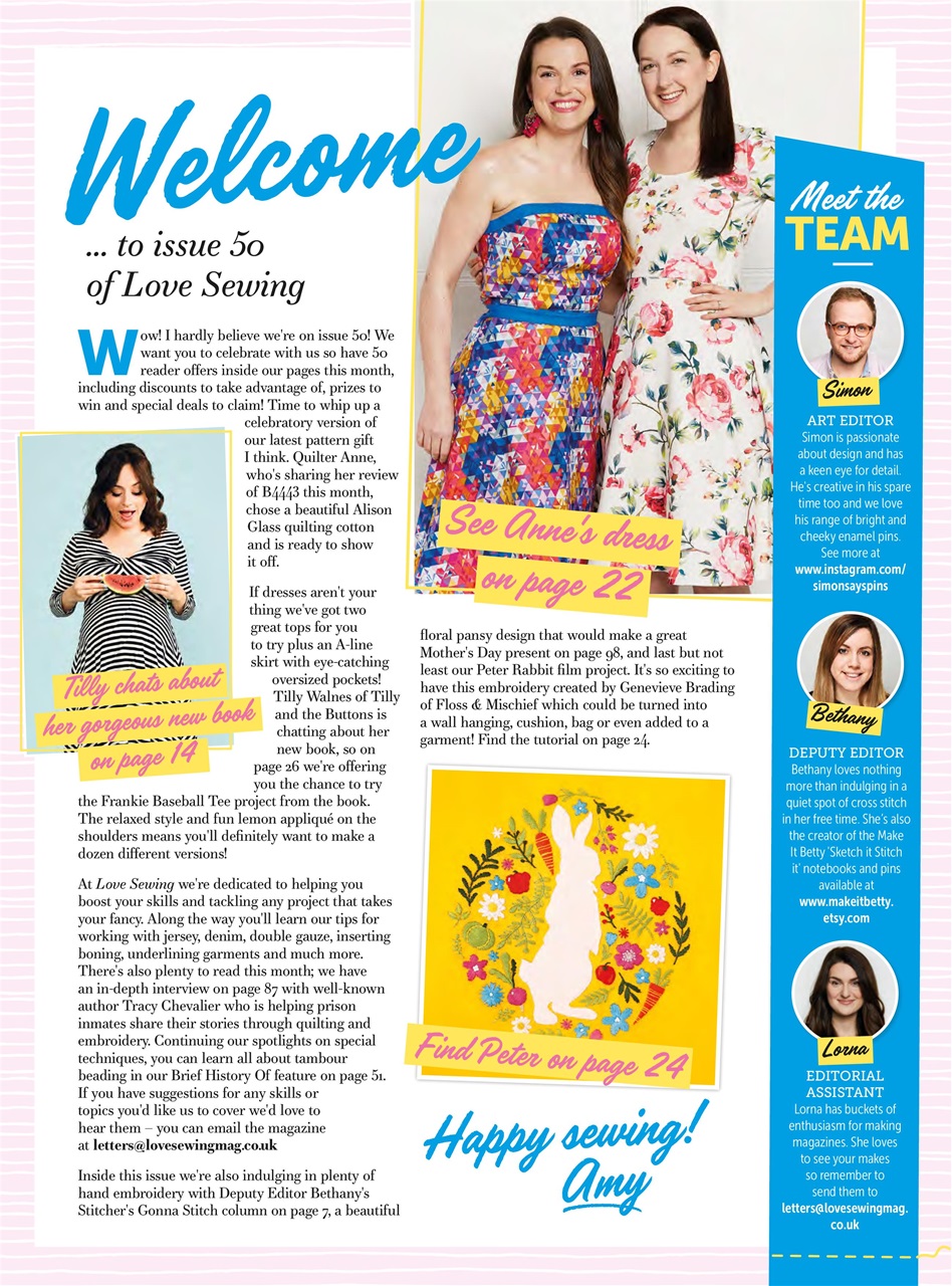 Love Sewing Preview Pages