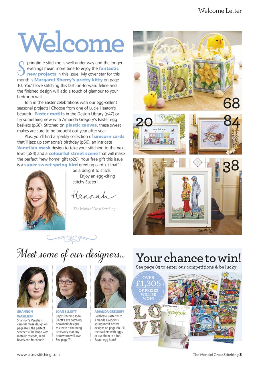 The World of Cross Stitching Preview Pages