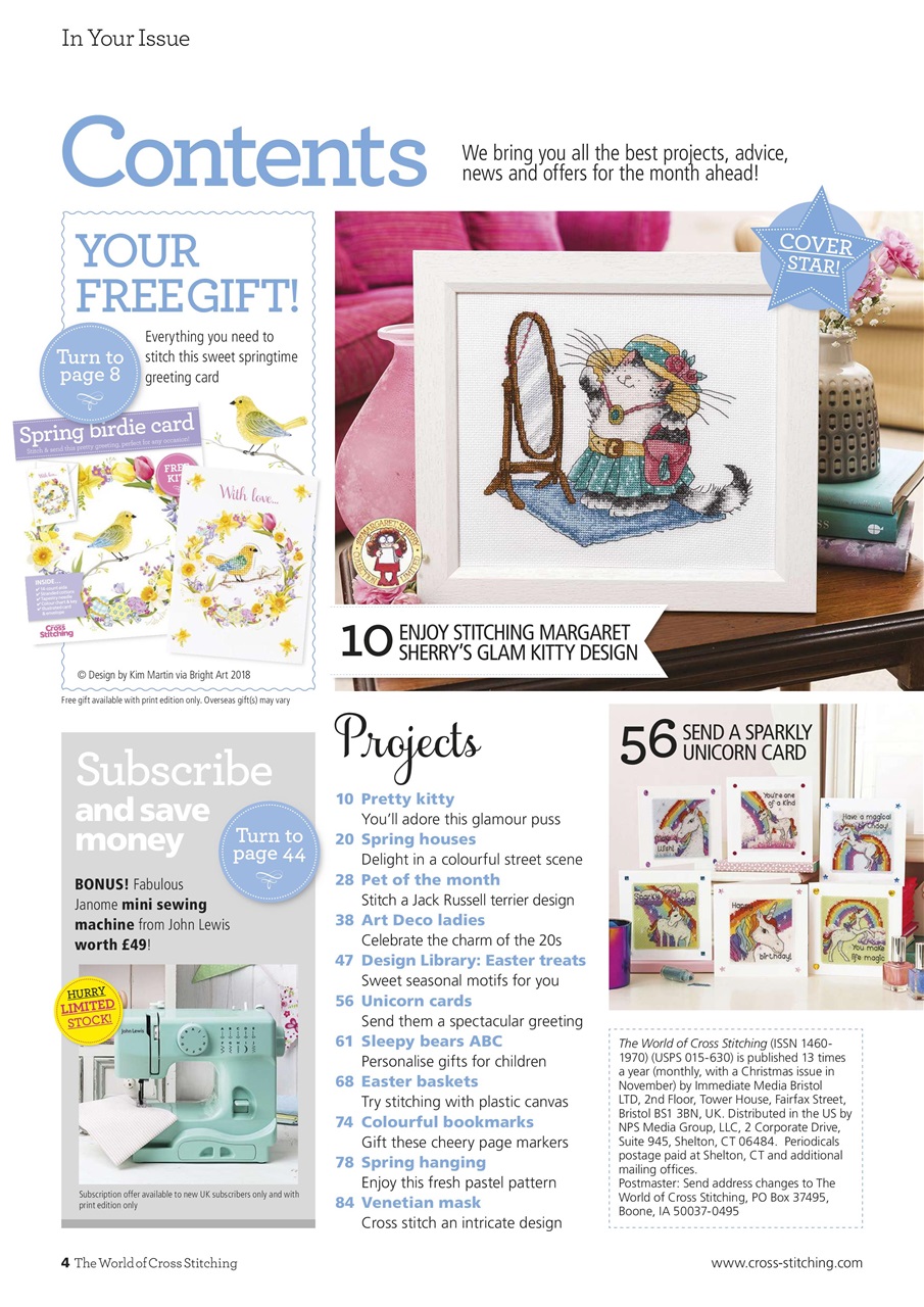 The World of Cross Stitching Preview Pages