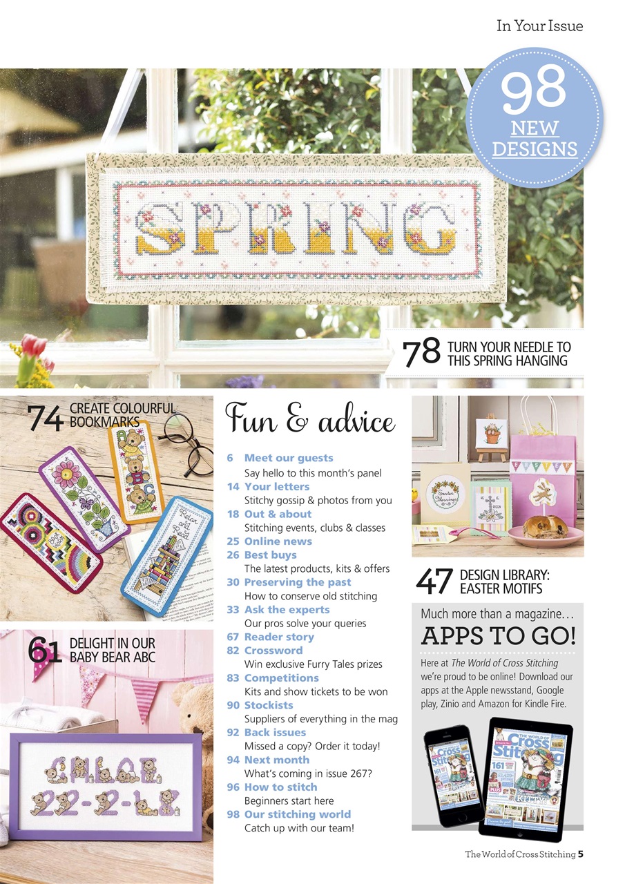 The World of Cross Stitching Preview Pages