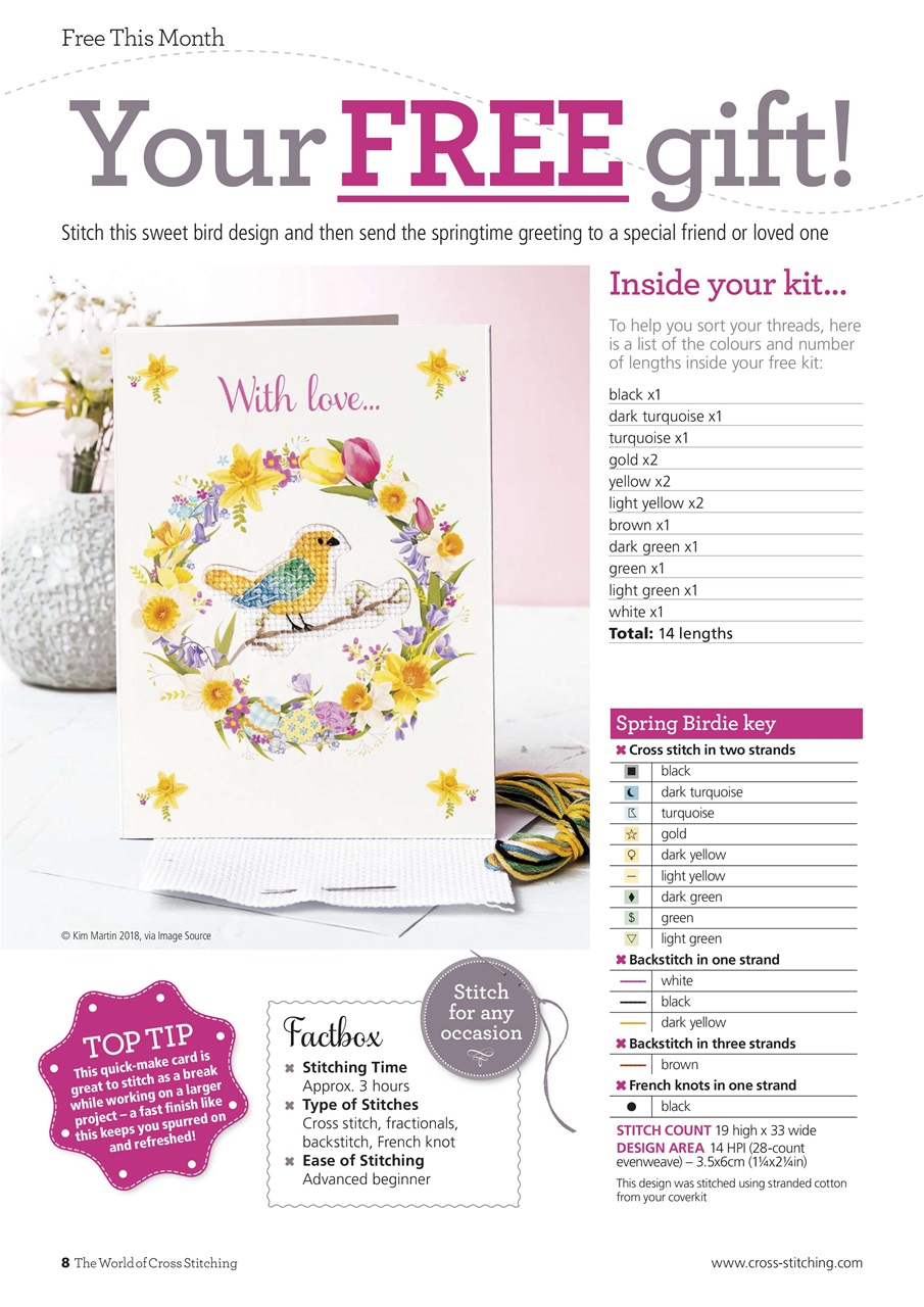 The World of Cross Stitching Preview Pages