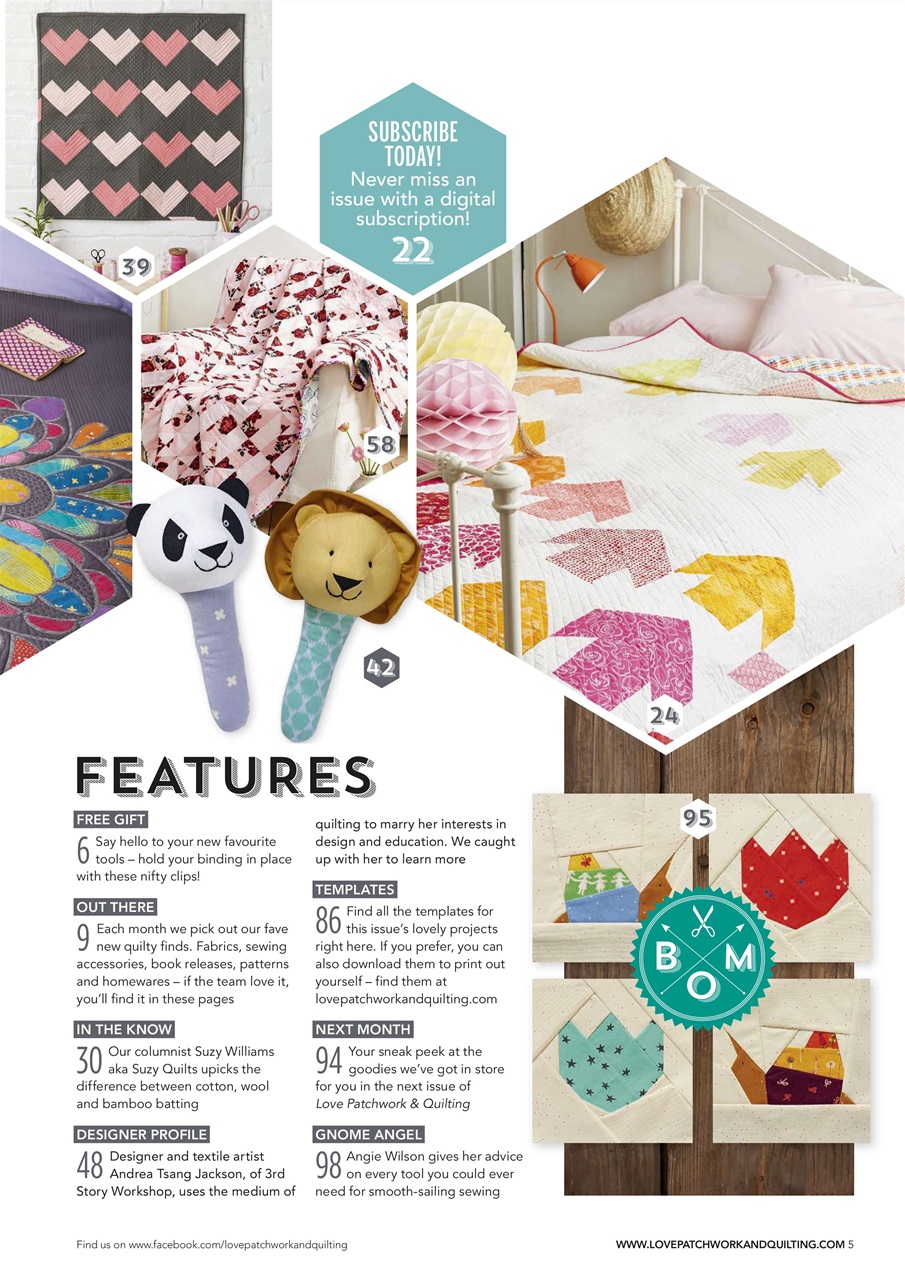 Love Patchwork & Quilting Preview Pages