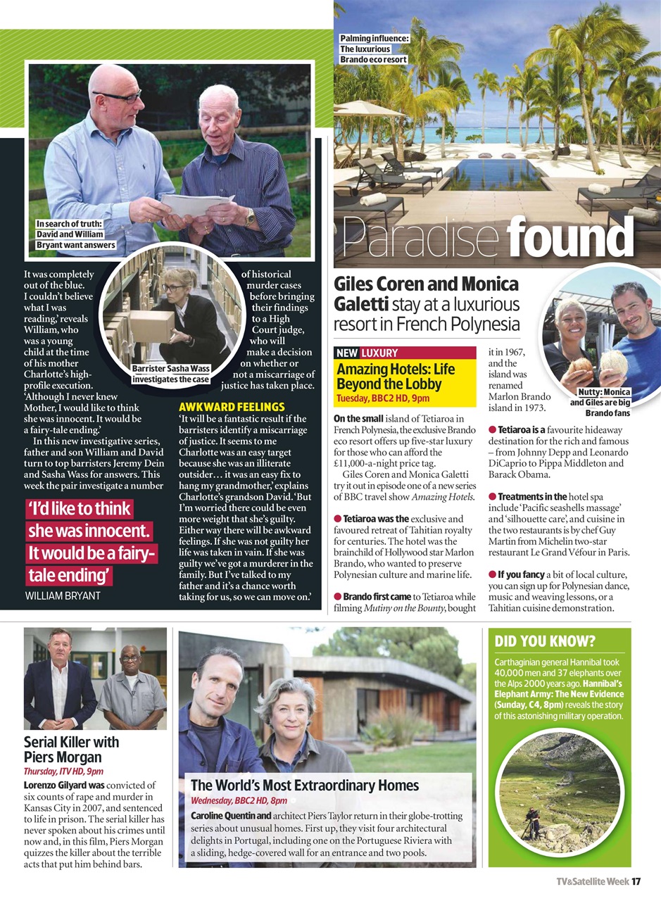 TV & Satellite Week Preview Pages