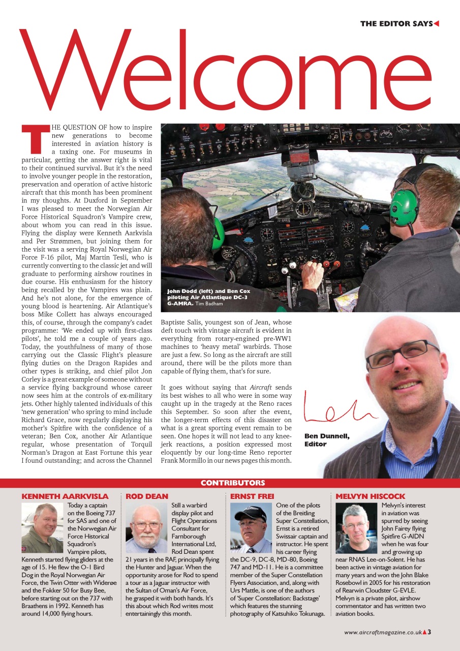 Classic Aircraft Preview Pages