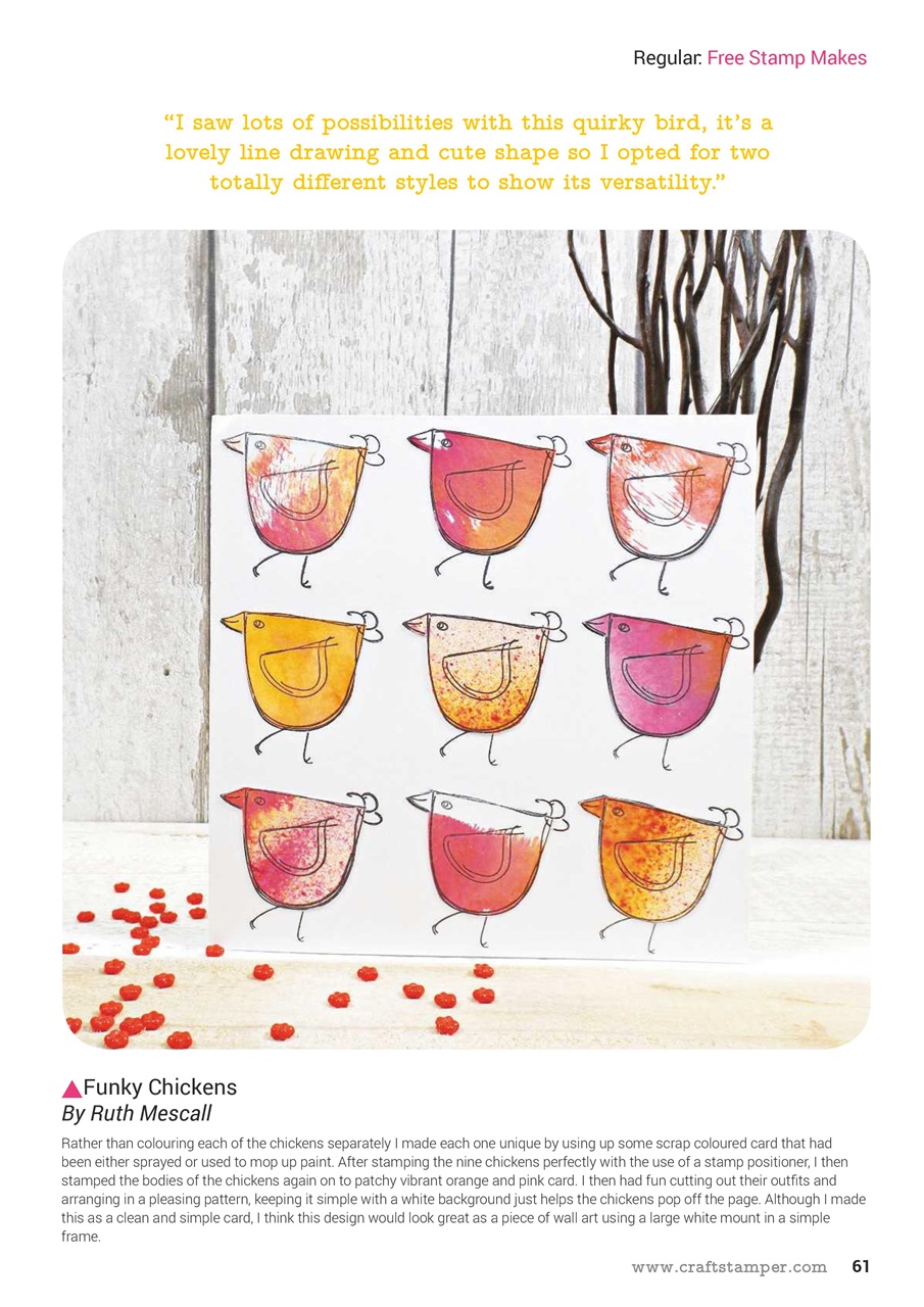 Craft Stamper Preview Pages