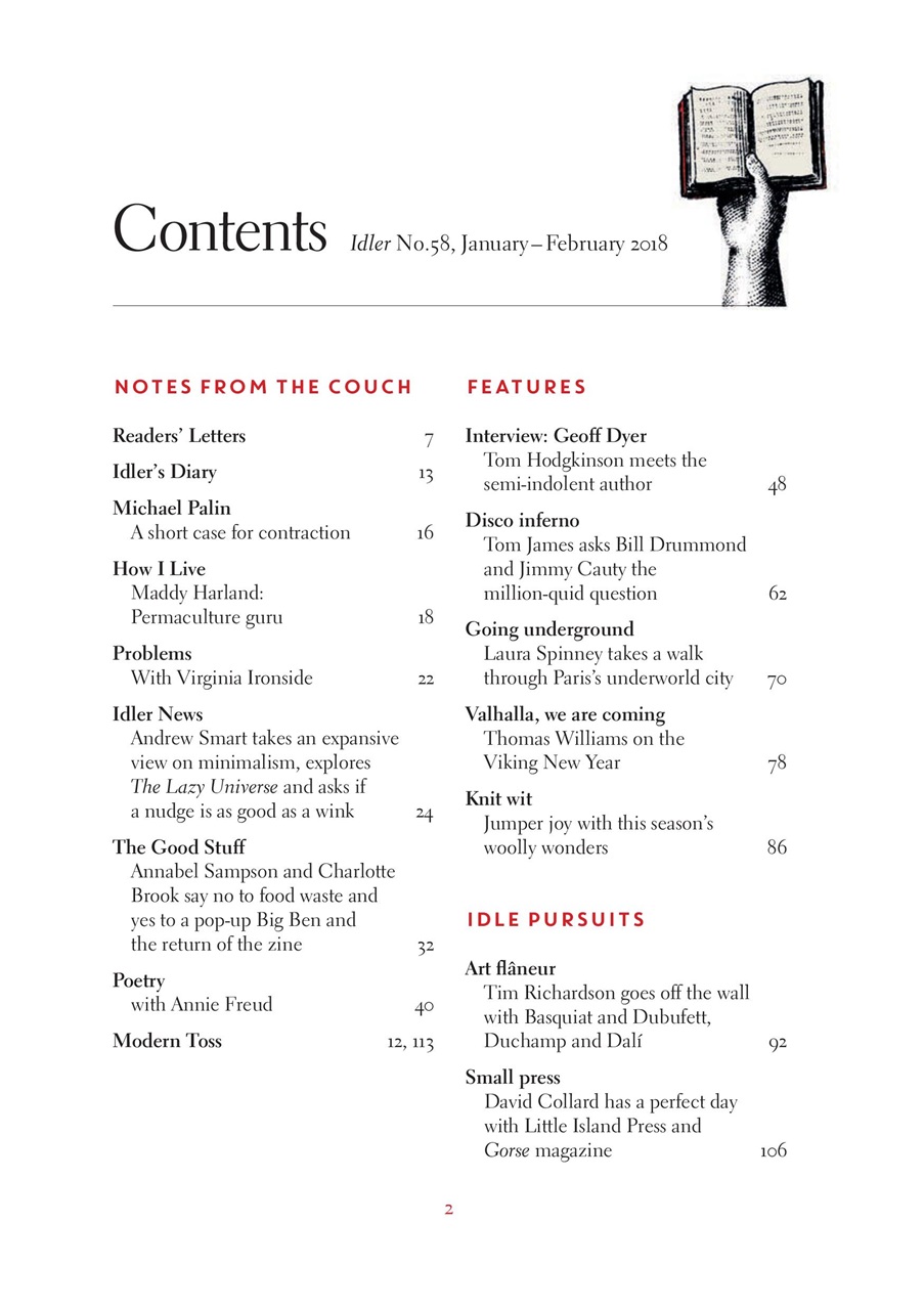 The Idler Magazine Preview Pages