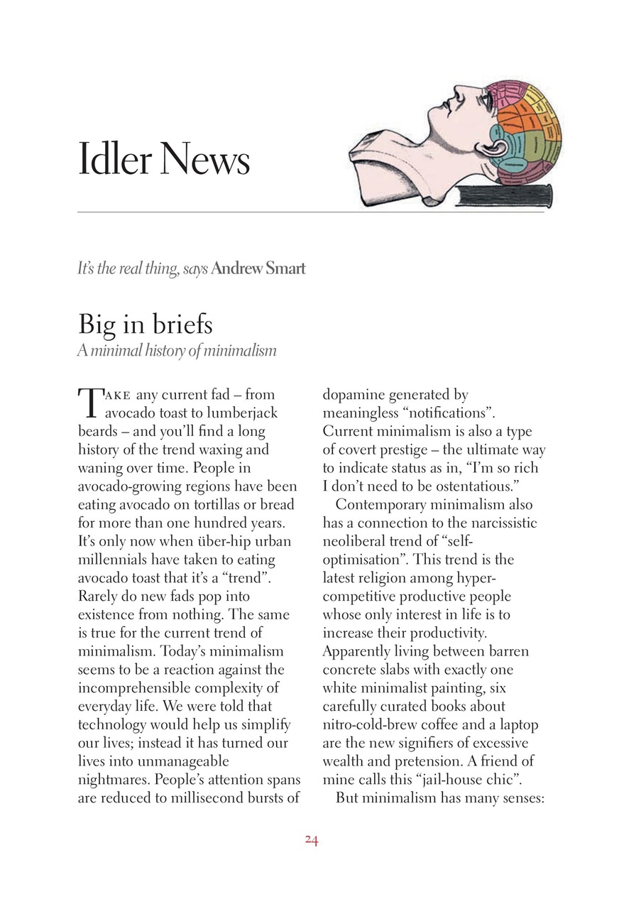 The Idler Magazine Preview Pages