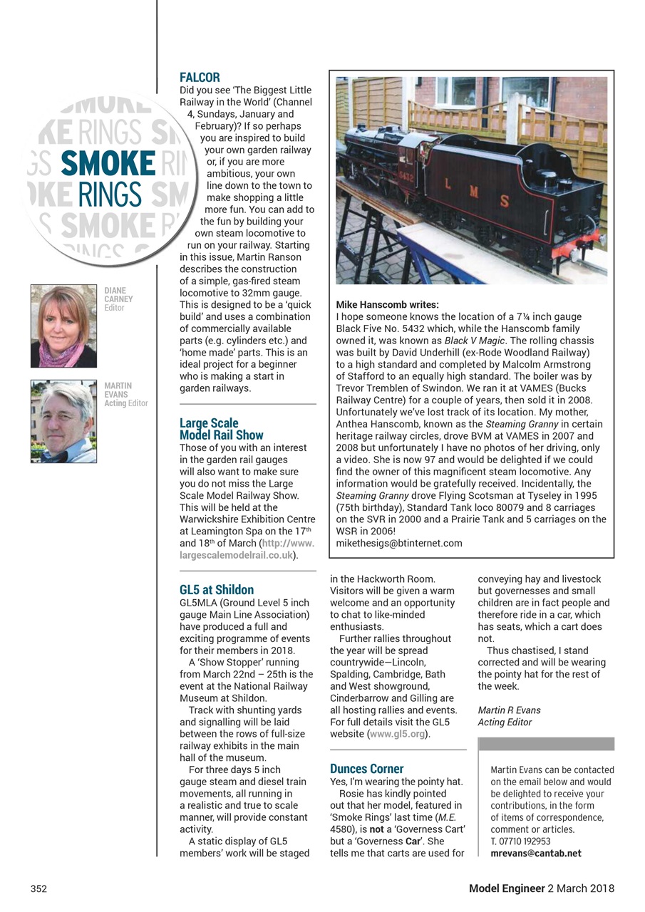 Model Engineer Preview Pages