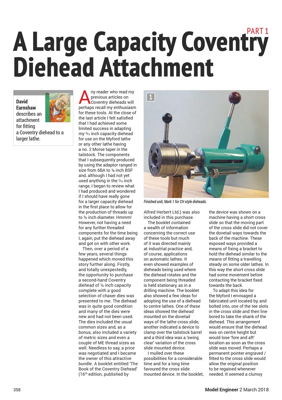 Model Engineer Preview Pages