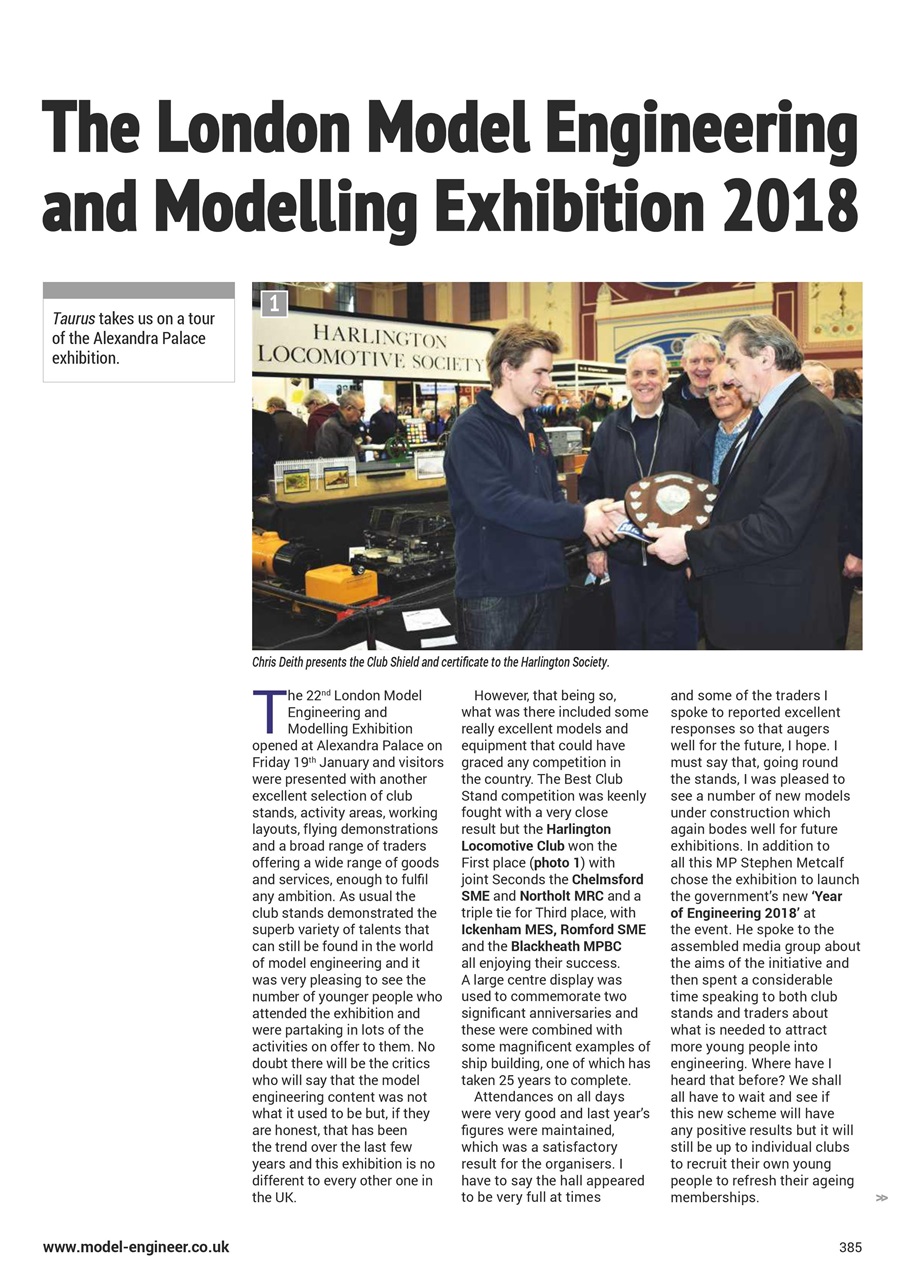 Model Engineer Preview Pages