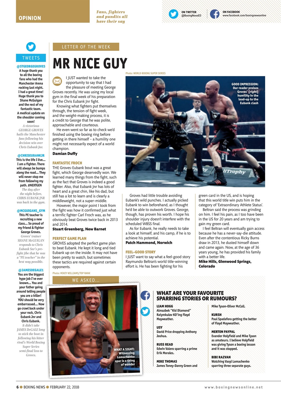 Boxing News Preview Pages