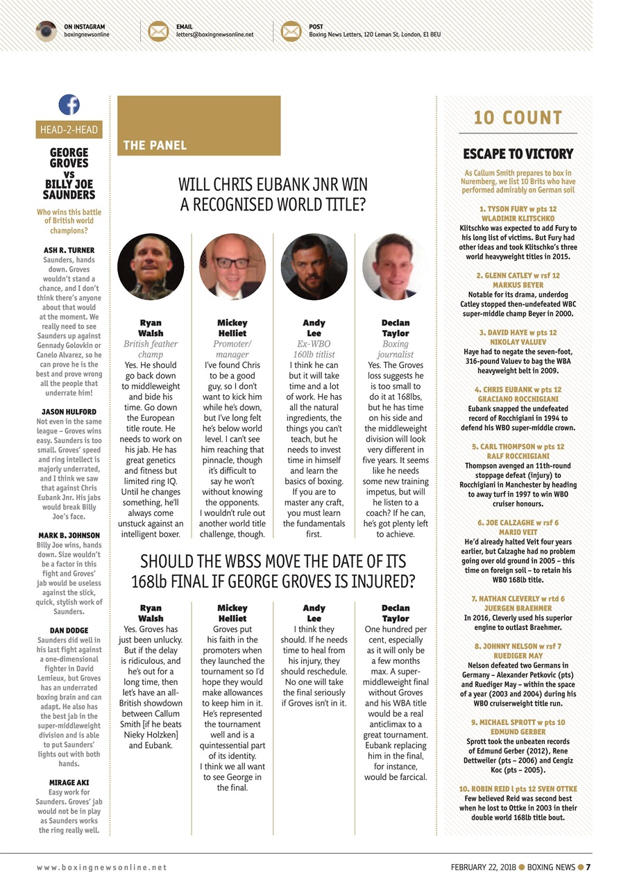 Boxing News Preview Pages
