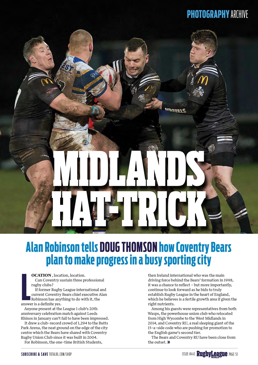 Rugby League World Preview Pages