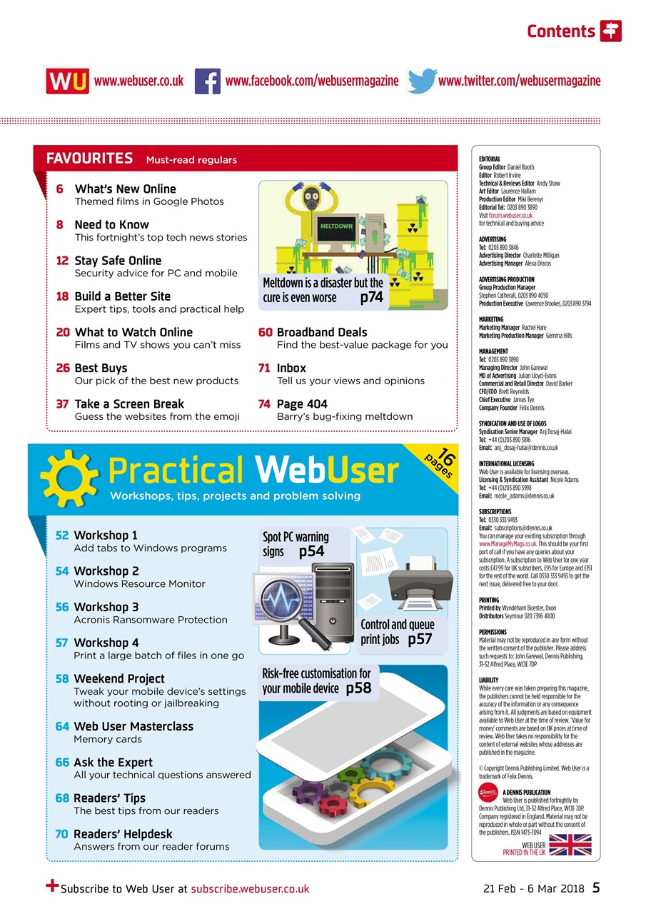 Webuser Preview Pages