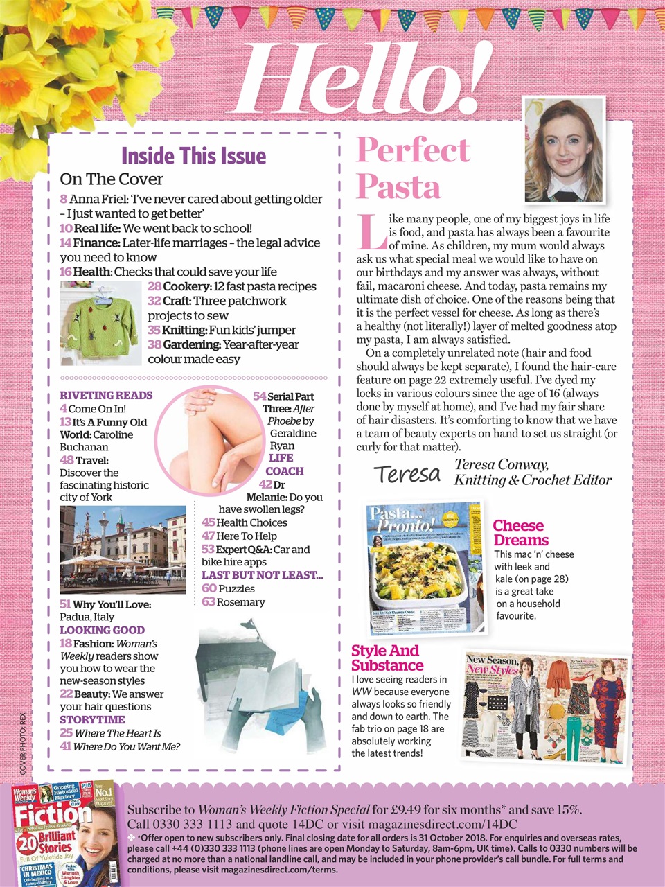 Woman's Weekly Preview Pages