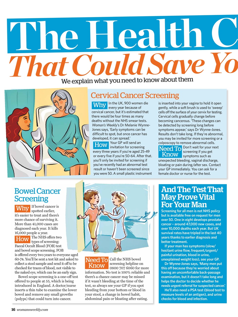 Woman's Weekly Preview Pages