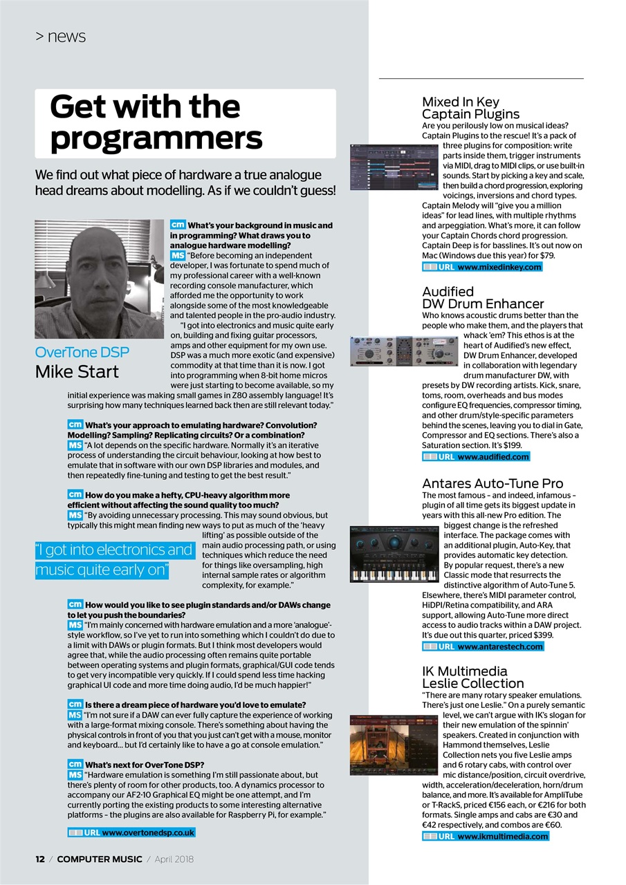 Computer Music Preview Pages