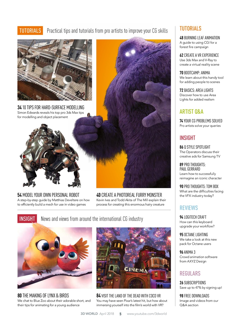 3D World Preview Pages