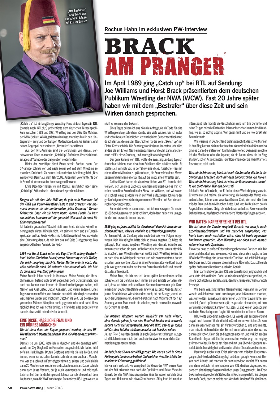 Power-Wrestling Preview Pages