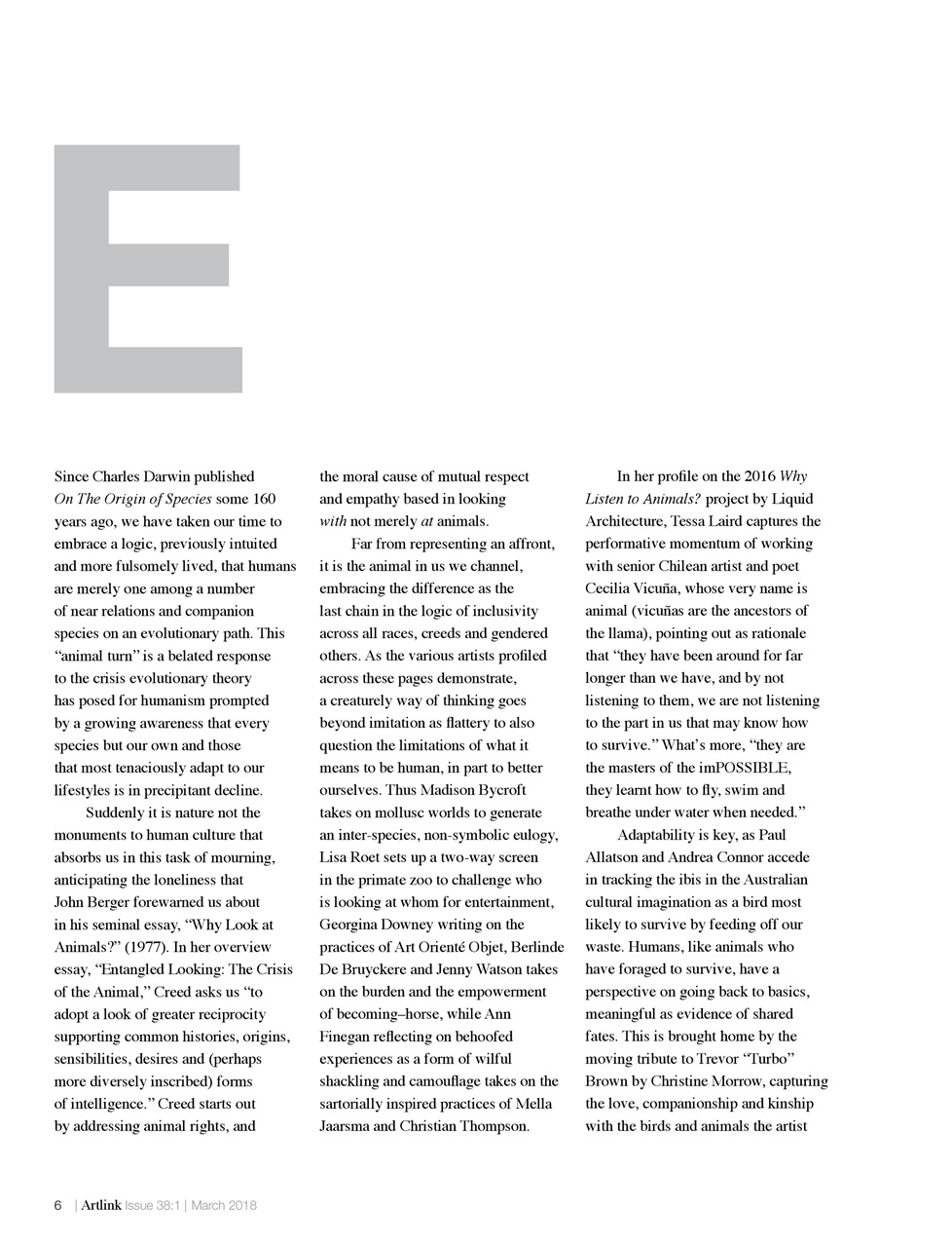 Artlink Magazine Preview Pages