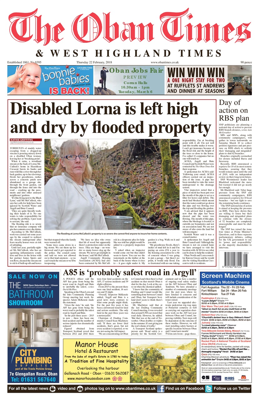 The Oban Times & Lochaber Times Preview Pages