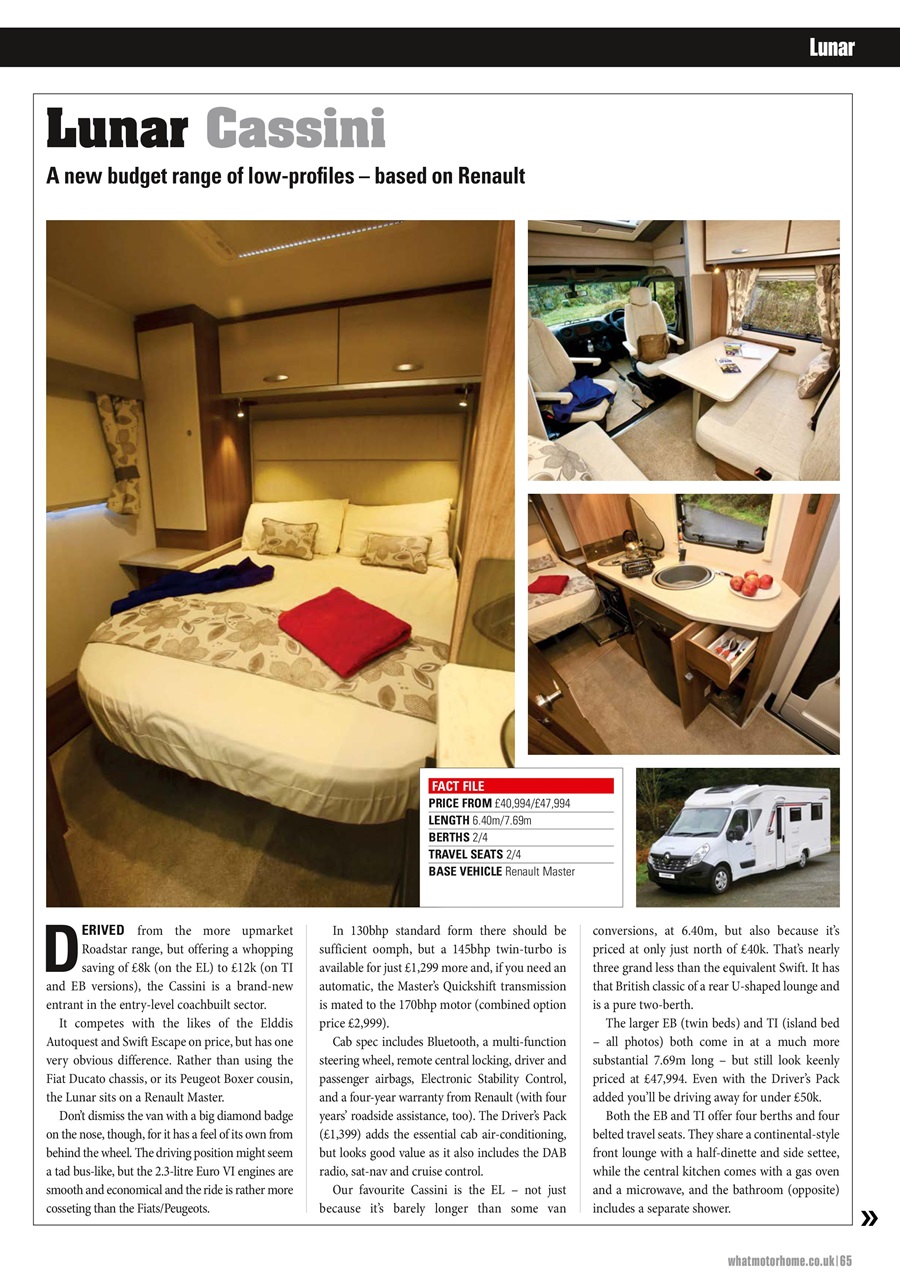 What Motorhome magazine Preview Pages