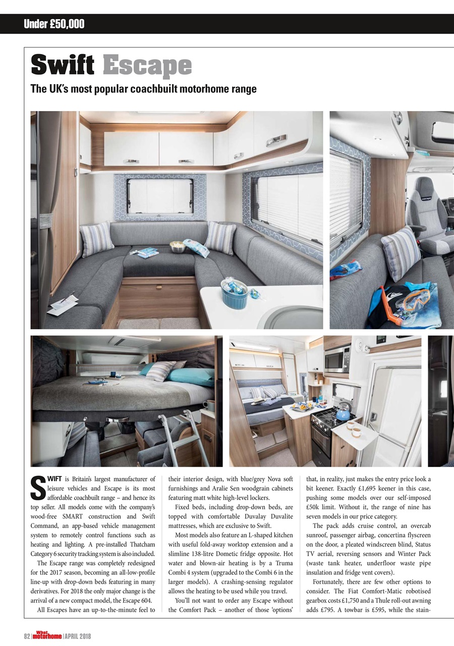 What Motorhome magazine Preview Pages