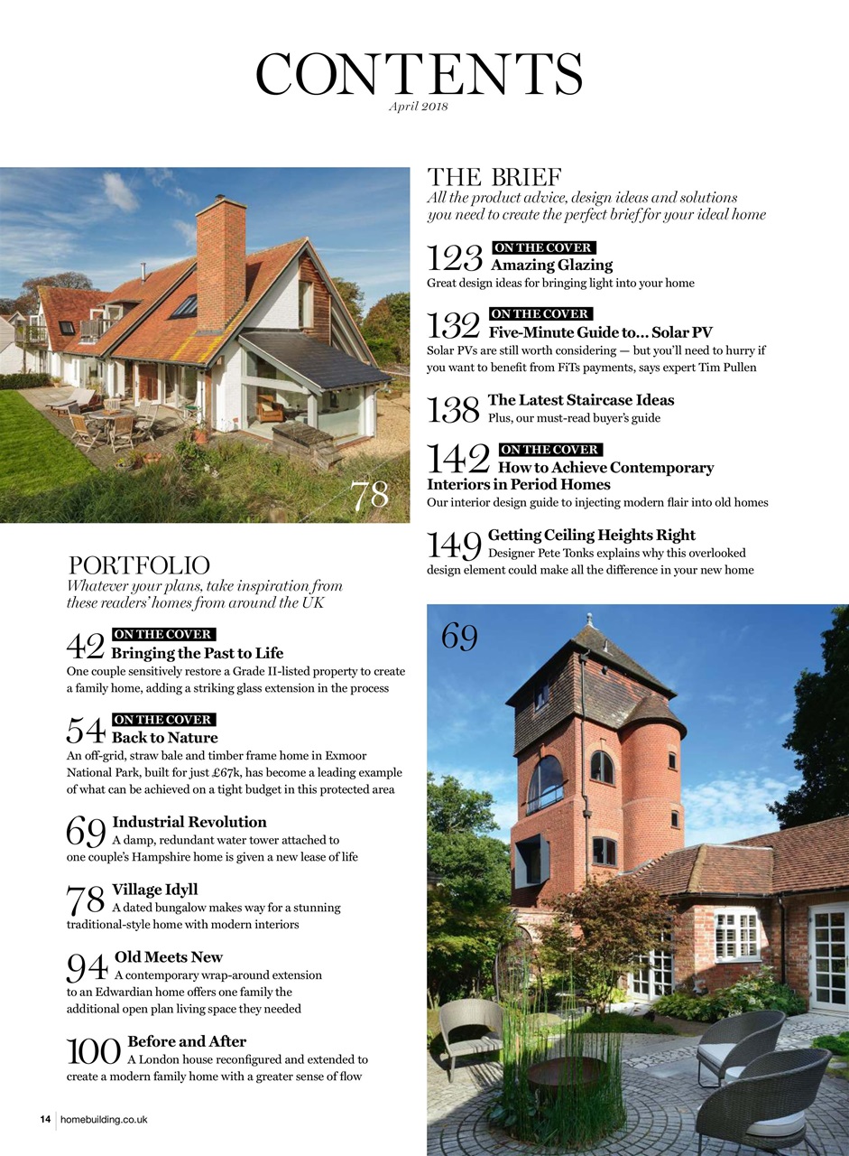 Homebuilding & Renovating Magazine Preview Pages