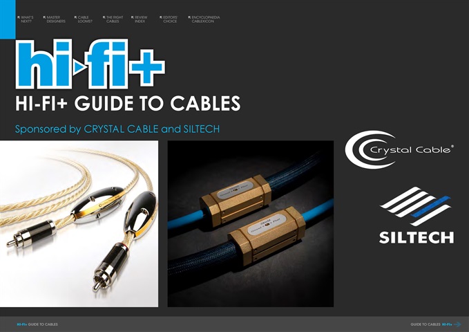 Hi-Fi+ Guide to Cables issue Hi-Fi+ Guide to Cables