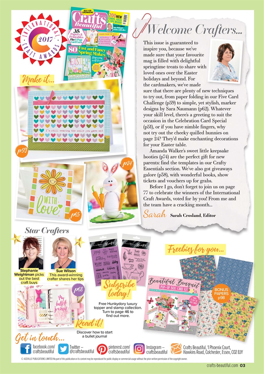 Crafts Beautiful Preview Pages
