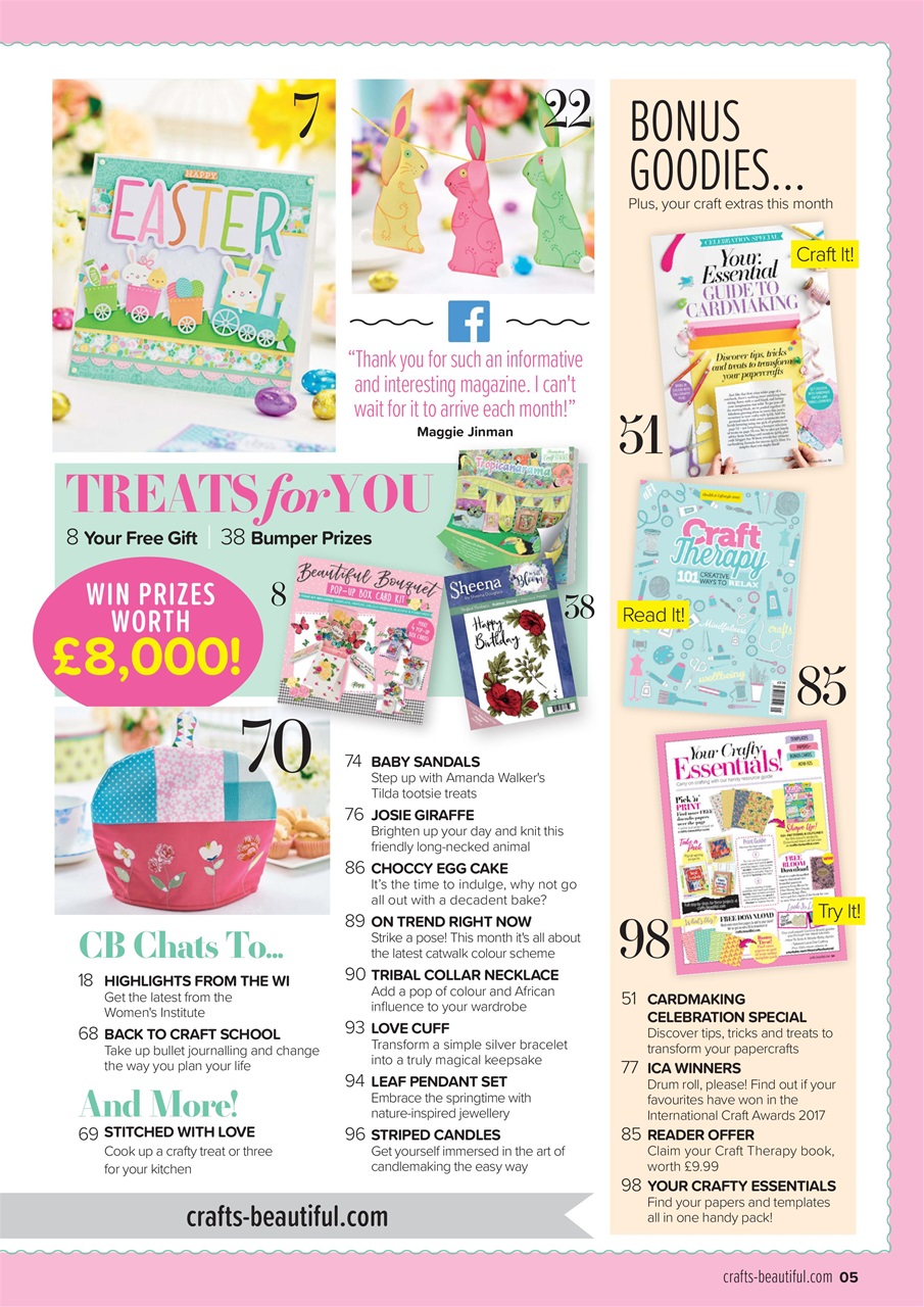 Crafts Beautiful Preview Pages