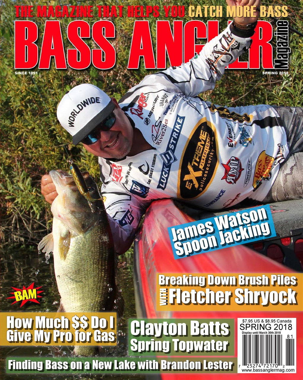 BASS ANGLER MAGAZINE Preview Pages