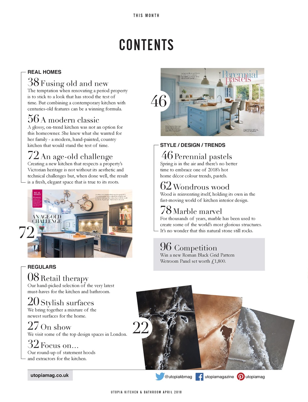 Utopia Kitchen & Bathroom Preview Pages